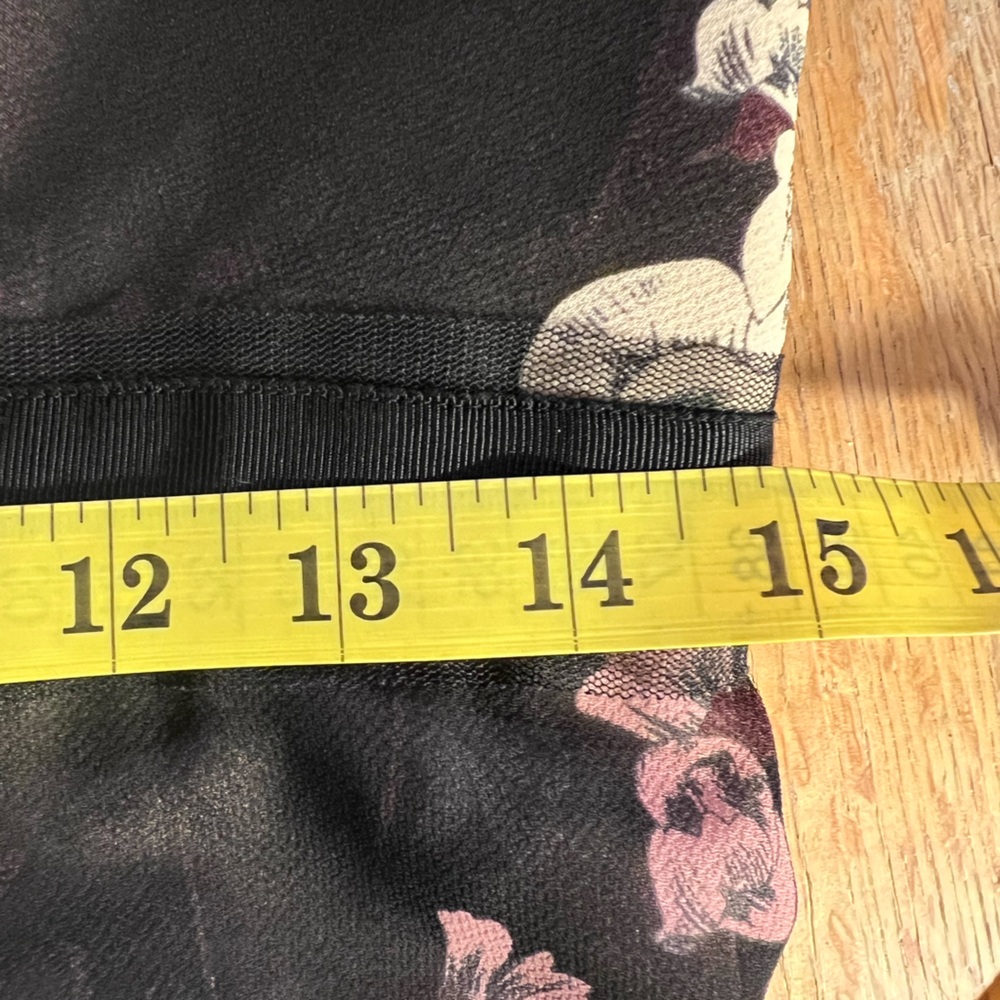 BCBG Maxazria Amber Strapless Floral Print Maxi Gown Dress- 12 - Picture 15 of 15